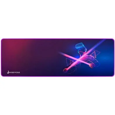 Mousepad Gamer Rise Mode Speed Neon Estendido (900x300mm)