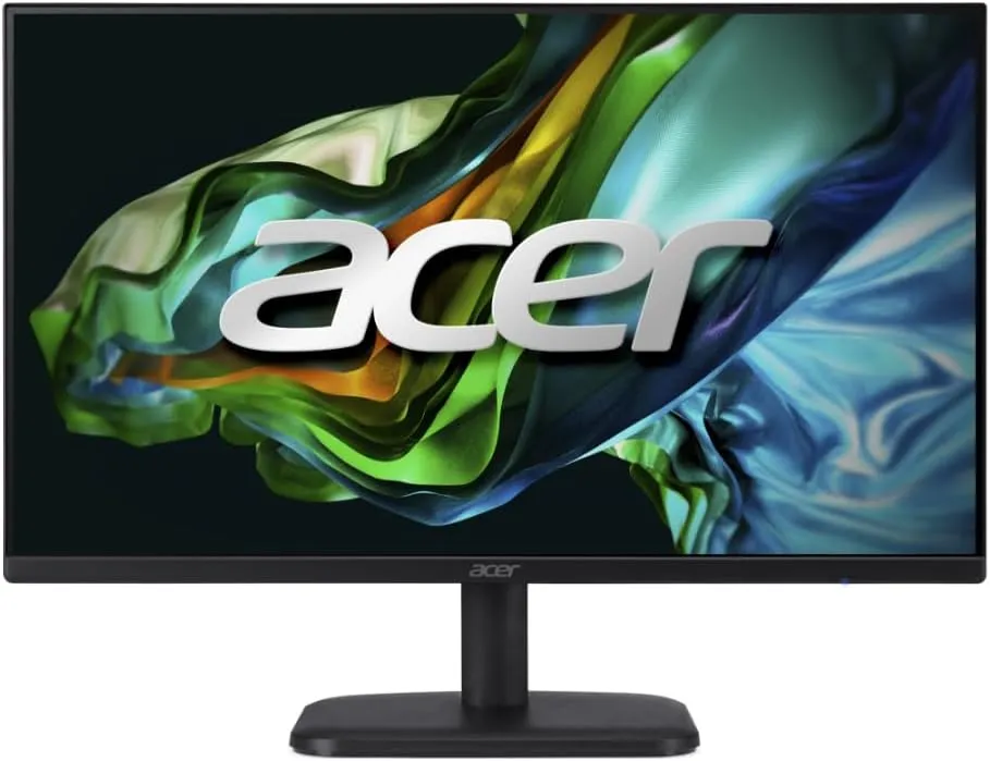 MONITOR ACER EK1 series - EK241Y Ebi Preto LED IPS 23.8” FHD 1920 x 1080