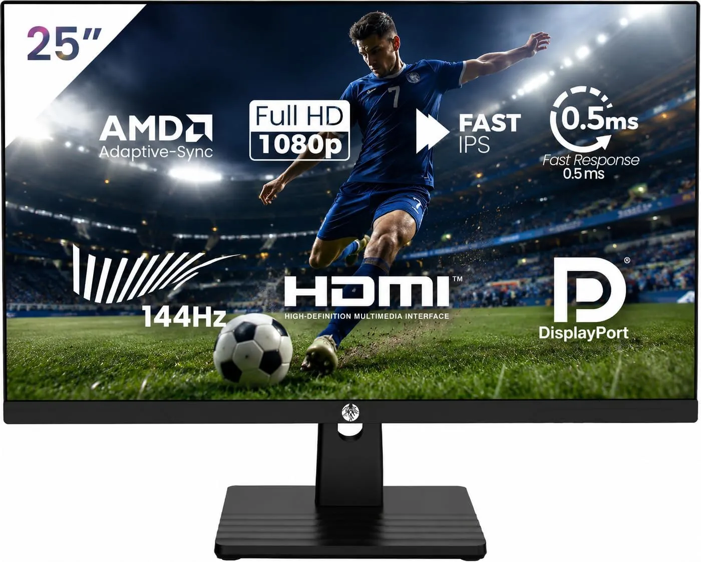Monitor Gamer 25'' 144hz 0.5ms 1920x1080 HDR10 Resolução FHD