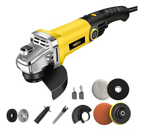 Esmerilhadeira Angular Clippers 1150W 127V 125mm 12000rpm Amarela