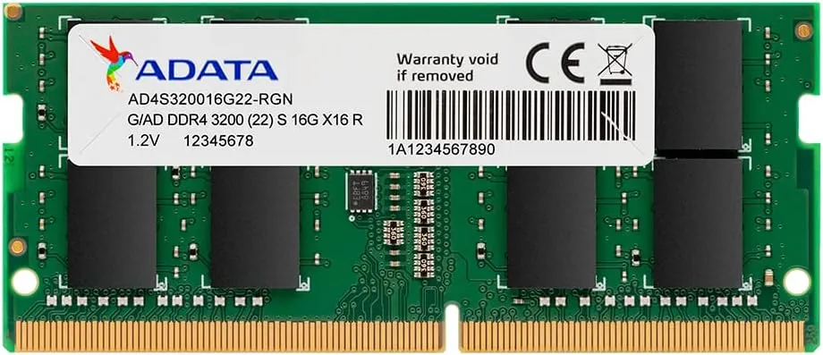 Memória Notebook Adata 8GB DDR4 3200 MHz SO-DIMM - AD4S32008G22-SGN