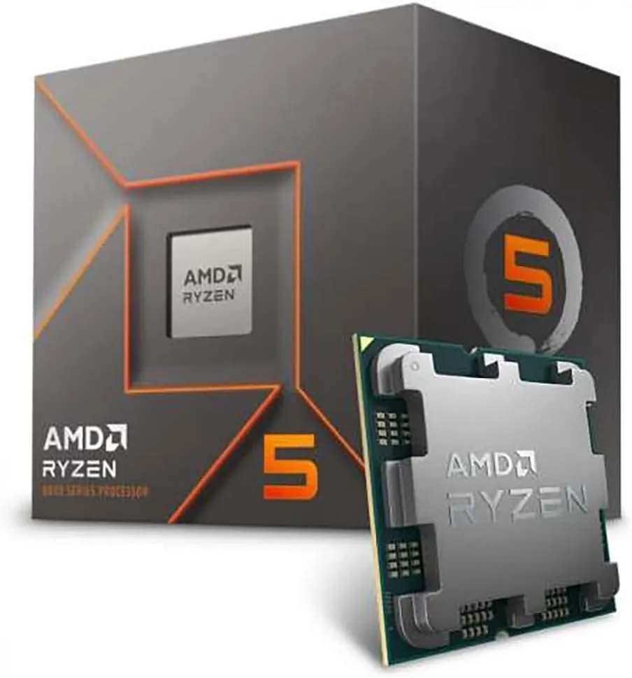 Processador AMD Ryzen 5 8400F (AM5/ 6 Cores/ 12 Threads/ 4.7 GHz/ 22MB