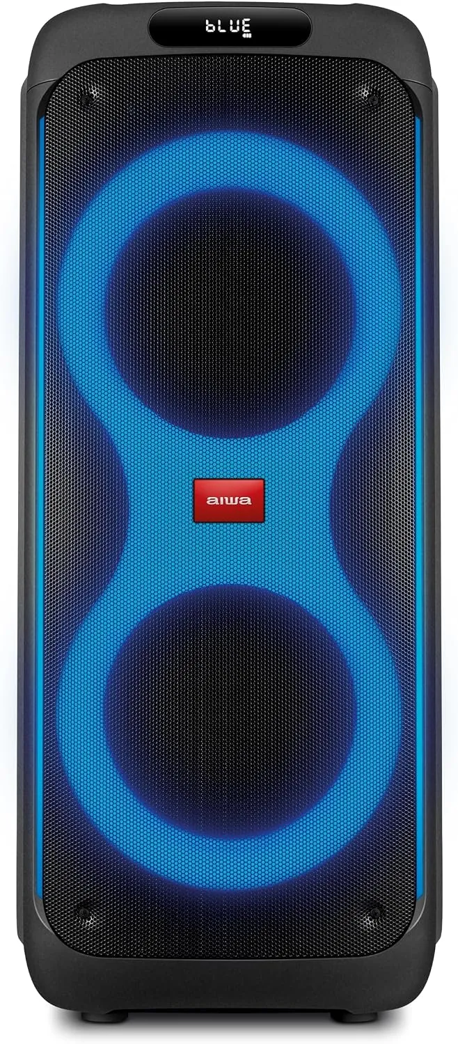 Caixa de Som Party Box, Aiwa, Bluetooth, Luzes Multicores - AWS-PB-04