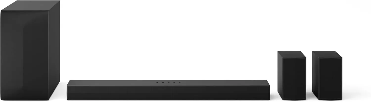 Home Theater Soundbar LG 440W RMS, 5.1 Canais, Bluetooth 5.3, Dolby