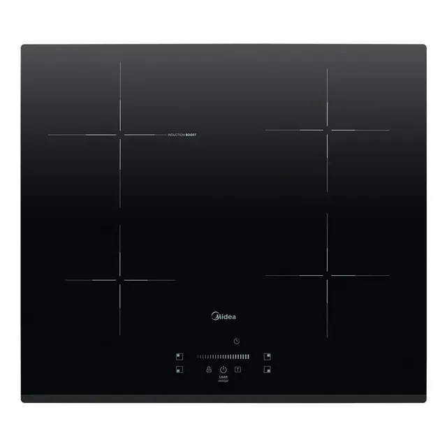 Cooktop 4 Bocas De Indução Even Pro Midea Cor Preto