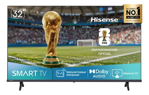 Smart TV Hisense HD 32 Polegadas 32A4NV com HDR10, DTS Virtual X