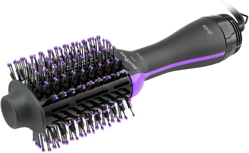 Britânia Escova Secadora 4 em 1 BES35 1300W Bivolt Plástico Preto e Roxo