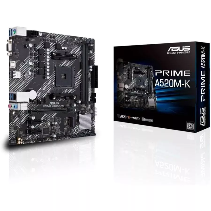 ASUS PRIME A520MK AMD Ryzen Série 5000