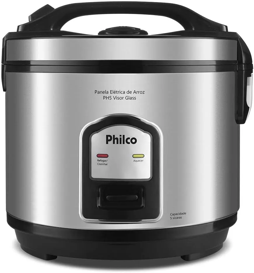 Philco Panela de Arroz PH5P Visor Glass Inox 220V