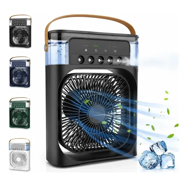 Climatizador De Ar Portátil Com Umidificador E Ventilador Us Aléatorio