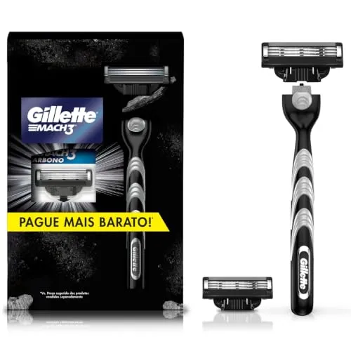 Kit Mach3 Carbono 1 Cabo + 2 Refis Preço Especial