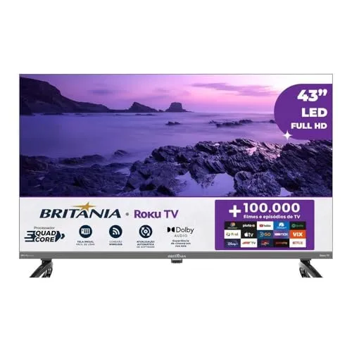 Smart TV 43" Britânia B43KRA Full HD
