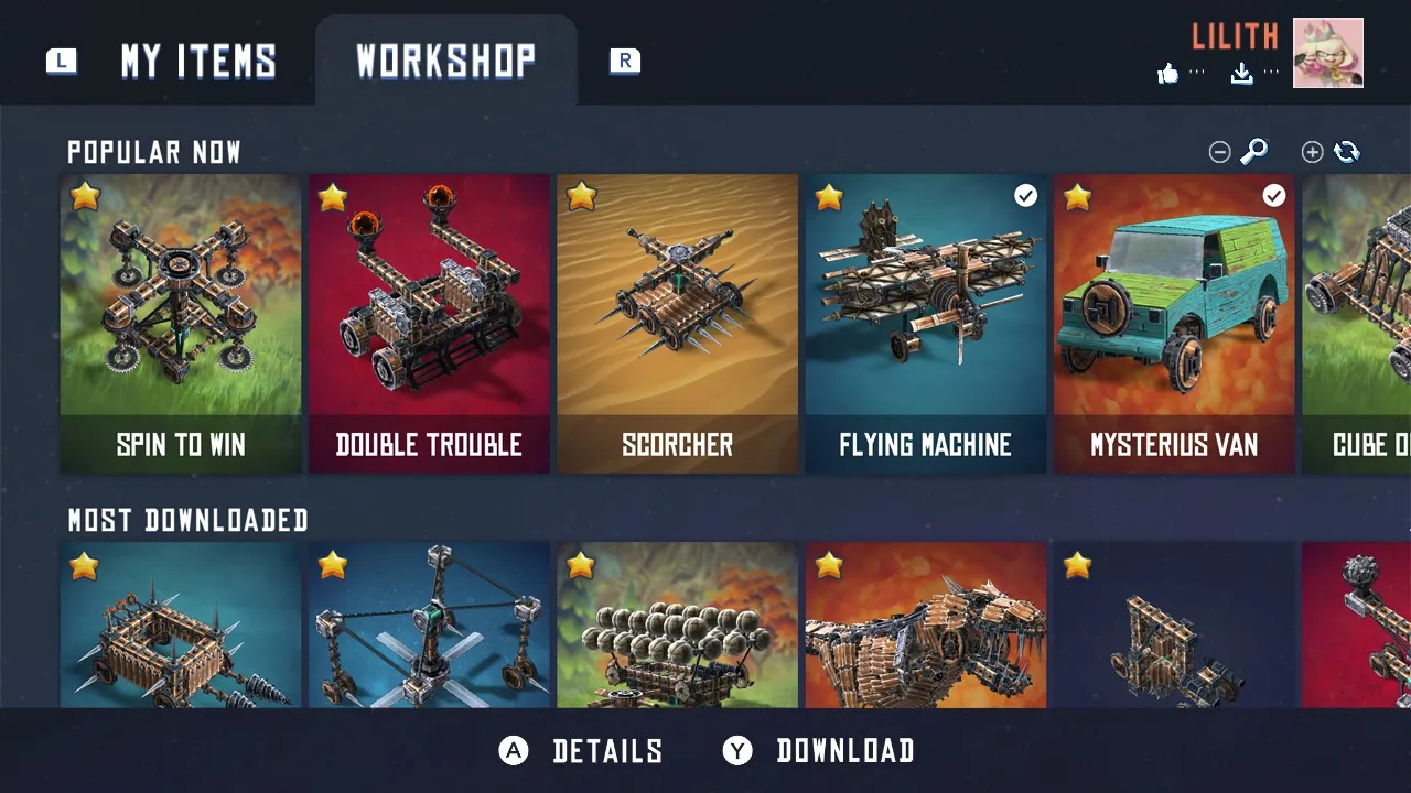 Crie máquinas de destruição medieval e cause caos com estilo em Besiege