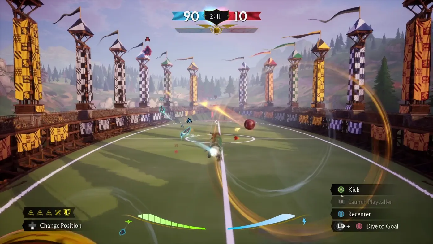 Harry Potter: Quidditch Champions tem diversão no campo e pouco feitiço fora dele