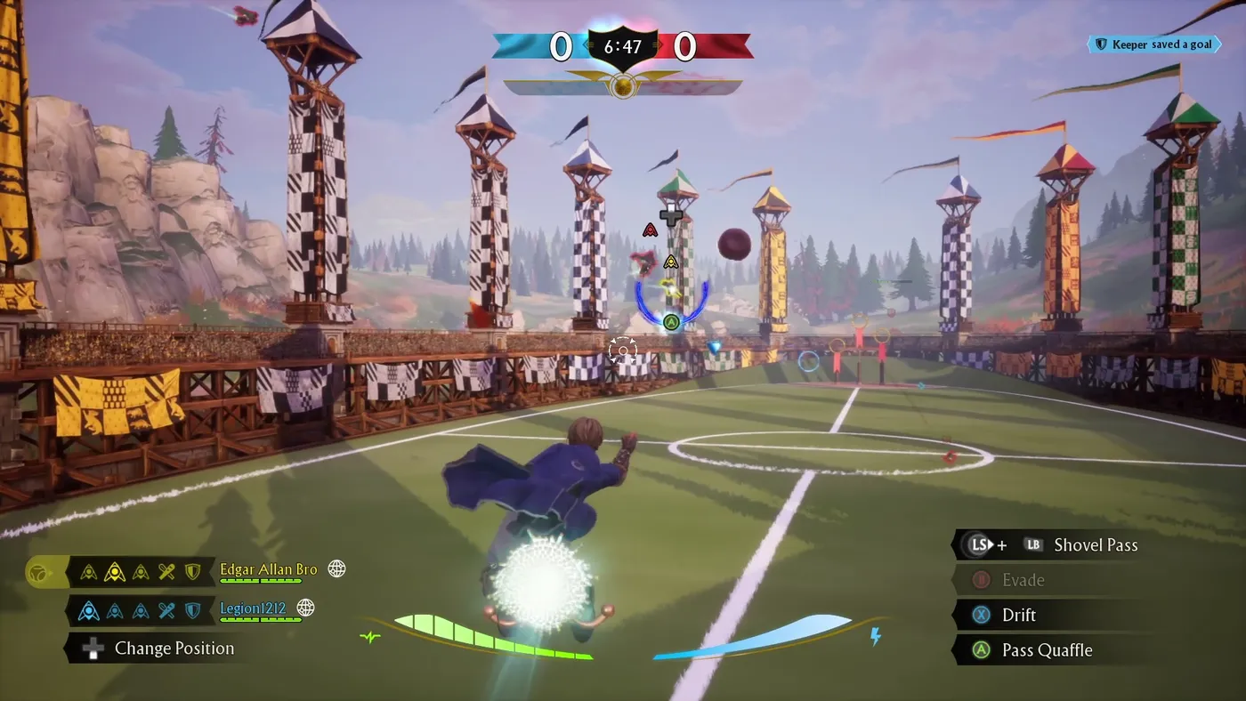 Harry Potter: Quidditch Champions tem diversão no campo e pouco feitiço fora dele