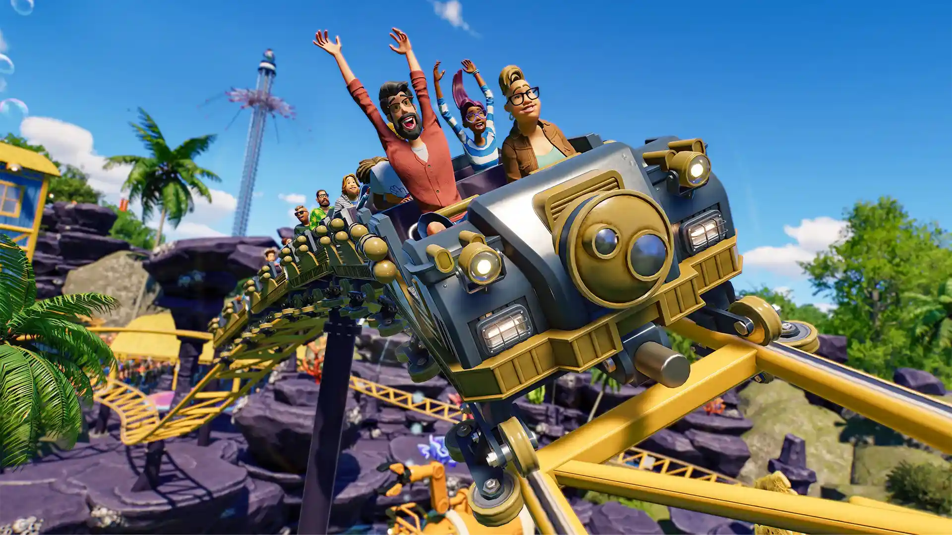 Planet Coaster 2 eleva a simulação de parques com novos recursos e desafios