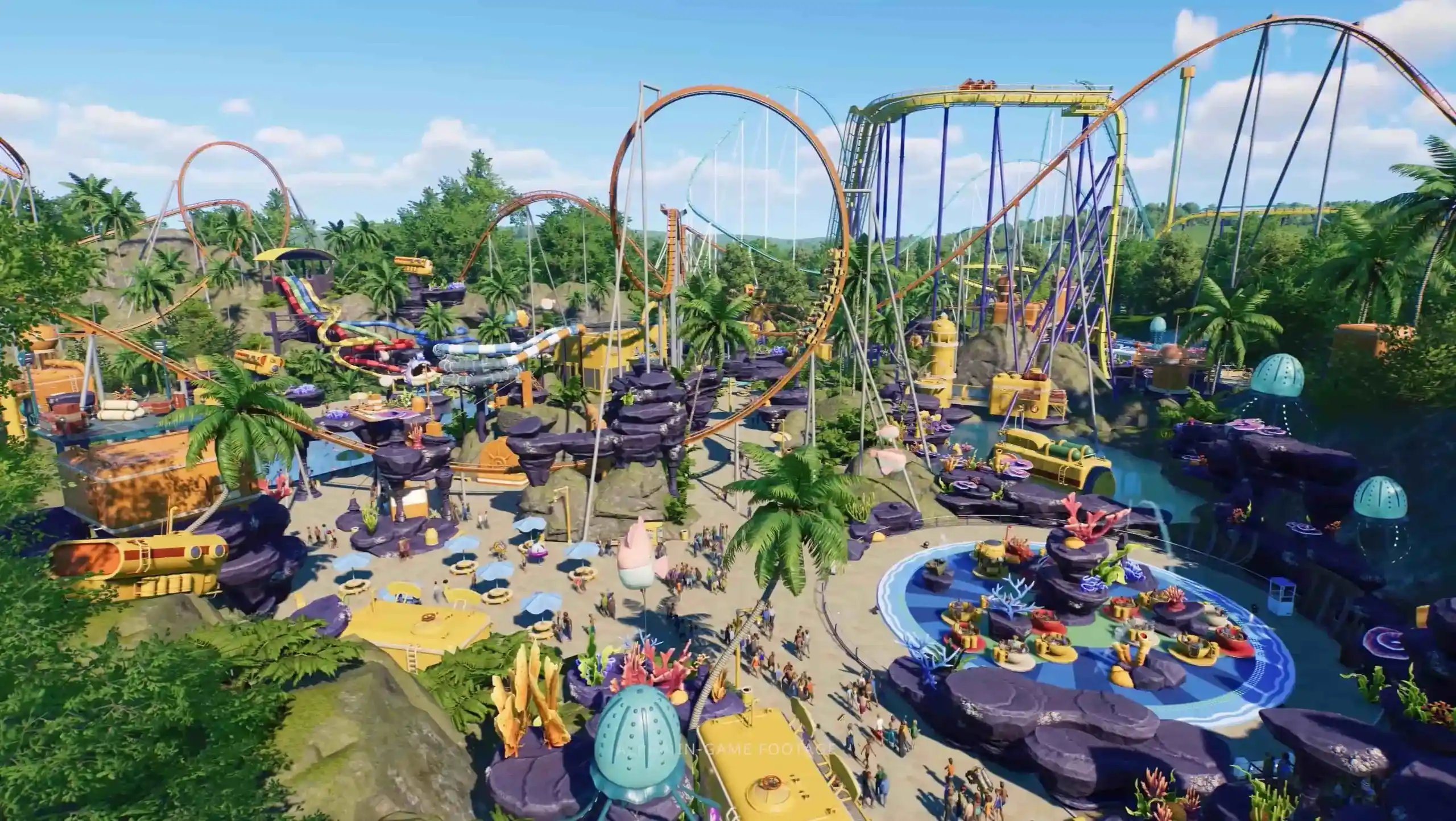 Planet Coaster 2 eleva a simulação de parques com novos recursos e desafios