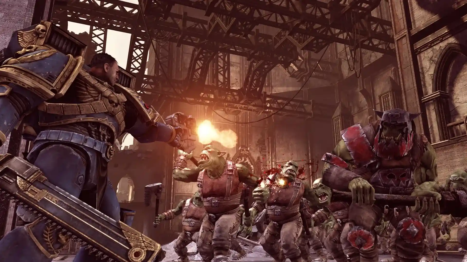 Warhammer 40.000: Space Marine traz brutalidade para o universo do Warhammer